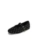 2026 Zapatos Mary Jane Cuadrados de Lunares Estilo Simple para Mujer Suela Plana Súper Suaves Para el Trabajo Correa Única Corte Bajo Planos Versátiles Modernos
