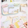Libro de Notas Adhesivas de Papel Escribible Fresco y de Alto Valor - Serie Gato Estrella Dulce 100 Hojas Papel Adhesivo para Notas Papel para Mensajes