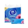Papel de Tejido Vinda V2253 Ultra Resistente Tamaño M Tres Capas 100 Hojas*10 Paquetes Servilletas Domésticas Pañuelos Faciales Asequible Al Por Mayor