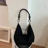 Bolso de hombro de moda transfronterizo de gran capacidad, bolso tote casual de gamuza vintage de alta calidad para el día a día