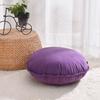 Funda de almohada de terciopelo de color sólido transfronteriza terciopelo coche sofá cama cojín almohada de cintura lindo ins almohada redonda