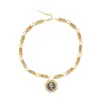 Juego de Monedas Vintage Estilo Francés con un Toque Elegante y Sofisticado, Incluyendo un Collar, Pulsera, Pendientes y Anillo de Monedas de Oro Vintage