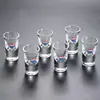 Copo Moutai, copo de vinho pequeno, copo de vidro de cristal, conjunto de decantador de bebida de dose única de 10ml, conjunto de sete peças, branco