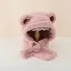 Gorro Bufanda Todo en Uno Protección para el Cuello Sombrero de Bebé Otoño e Invierno Lindo Súper Lindo Niños Niñas Invierno Niños Sombrero con Protección para las Orejas