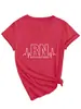 RN registrado Estación independiente europea y americana de ebay Camiseta simple para mujer de cuello en V de manga corta al por mayor Comercio exterior transfronterizo