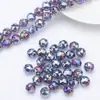 Contas de vidro cristal 10MM bola flor 128 facetas diy acessórios para joias pulseira colar brincos acessórios acessórios para roupas