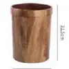 Venta al por mayor de cubos de basura redondos sin tapa, cestos de plástico para residuos para dormitorio, cocina, baño, tamaño grande, gran capacidad