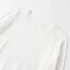 Suéter Tejido de Punto con Retazos de Encaje de Manga Larga Elegante Moderno Nuevo Estilo Europeo y Americano Transfronterizo para Mujer 0506001