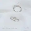 Anillo de moda simple con soporte para cuentas de medio agujero, anillo abierto, anillo de perlas pegajosas hecho a mano para bricolaje, accesorios