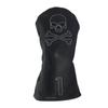 Parche de Golf Calavera Funda Completa para Palo Tela Impermeable Forro Felpa Cubierta Protectora para Hierro/Madera/Putter