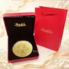 Pastel de Oro Shuibei 50mg Oro Puro 999 Pastel de Oro Fortuna de la Princesa Pastel de Oro Paz y Alegría Juego de Caja de Regalo