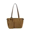 Bolso Tote Estampado de Leopardo Transfronterizo para Mujer 2025 Otoño Nuevo Estilo Alta Calidad Casual Versátil Moderno Bolso de Hombro Axila