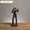 WG6Q Adornos de Niña de Ballet Clásico Lujo Ligero Mueble de TV Aparador de Vino Decoraciones para el Hogar Arte de Danza Alta
