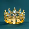Corona de Cumpleaños Fiesta Transfronteriza Flor Pastel Vacaciones Corona Infantil Tiara Diamante de Gama Alta Redonda Corona Pequeña
