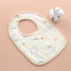 Toalha de Saliva para Bebê Gaze de Seis Camadas Babador em Forma de U Suprimentos Maternos e Infantis para Bebê Babador Infantil Algodão Puro Estilo de Pescoço Algodão Puro