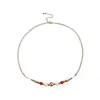 Metal Acero Inoxidable Impermeable Resistente a la Corrosión Cuello Clásico Joyería Francesa Regalo de Fiesta Conjunto de Collar y Pulsera de Perla de Agua Dulce