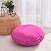 Funda de Almohada de Terciopelo de Color Sólido Nórdico Terciopelo Coche Sofá Cama Cojín Almohada de Cintura Lindo Ins Almohada Redonda