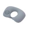 Almohada inflable de viaje en forma de U, almohada para el cuello, artefacto de viaje, almohada de aire ergonómica, plegable y portátil.