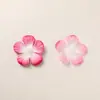Accesorios Decorativos para el Cabello de Gasa Estampada Color Degradado Forma de Hada Simulada Flor de Múltiples Pétalos Estilo Antiguo Dinastía Han para DIY