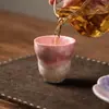 Taza de Calabaza de Cerámica con Esmalte de Cristal de Lujo Ligero Miyan, Tamaño Pequeño para Uso Doméstico, Taza de Té para Mujer, Juego de Té Kung Fu, Taza para Cata de Té, Taza Individual