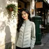 Nova Jaqueta de Algodão Leve Slim Plus Size Outono/Inverno 2026 Feminina Solta à Prova de Vento para Atividades ao Ar Livre, Caminhada, Montanhismo, Camada Interna