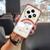 Adequado para Capa de Celular Oukitel C5 2025 Tendência Fofa Silicone Digital Excêntrico Estilo Feminino