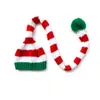 [Apenas Roupas] Roupas Universais para Bonecas de 15-18cm Conjunto de Chapéu de Natal e Suéter de Tricô Adequado para Elfo de 17cm