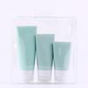 80ml Set de Sub-Botellas de Silicona para Viaje Botella Creativa Sub-envase para Cosméticos Botella de Almacenamiento Set de Lavado Portátil para Viaje