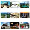 Imanes de Refrigerador de Vidrio Escénico de Handan, Parque Zhao Yuan, Grutas de la Montaña Xiangtang, Montaña Taihang, Lago Jingniang, Regalos Souvenir Turísticos
