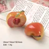 Accesorios de Resina DIY de Dibujos Animados, Pinzas para el Cabello de Mitad de Corte Tridimensional con Crema de Cereza, Hebillas para Zapatos, Llaveros, Colgantes y Decoraciones