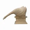 Escultura Fuente de Agua de Arenisca Artificial Paisajismo de Jardín Adorno de Fuente de Cisne Patio de Villa Exterior Escultura de Animales de Agua Corriente