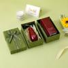 Caja de regalo de lápiz labial verde con lunares, caja de regalo de perfume, caja de regalo, caja de regalo, caja de regalo cosmética pequeña, caja de regalo al por mayor, caja vacía
