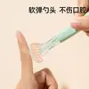 Raspador de Comida para Bebé Acero Inoxidable 316 Vajilla para Bebé Silicona Doble Cara Manzana Raspador de Comida Cuchara Herramienta para Suplementos Alimenticios Cuchara