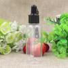 Botella cuentagotas de PET de 50 ml para aceite esencial tapa de color brillante botella de plástico botella para mezclas botella para rellenar botella de aceite esencial botella para cosméticos para rellenar