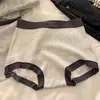 Calzoncillos tipo bóxer pequeños de algodón puro con rosca, serie Grayson antibacteriana de 10A para mujer, cintura media alta, extendidos y ensanchados, ropa interior para mujer para mujer