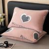 Par de Fundas de Almohada de Terciopelo Leche Beibei para Uso en Casa 48X74 Funda de Almohada Individual 2025 Nueva Funda de Almohada Invierno