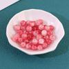 Cuentas de cristal agrietado de jade blanco de 10 mm, tipo palomitas de maíz, para pulsera, collar, material de video, accesorios hechos a mano