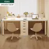 Novo Modelo 2025 Mesa de Maquiagem e Penteadeira Combinadas para Quarto de Menina, Mesa de Computador com Gavetas, Mesa de Maquiagem Simples para Trabalho