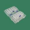 Caja de almacenamiento con rejilla 10 rejillas 15 rejillas 24 rejillas 36 rejillas caja transparente caja de herramientas plástico caja pequeña caja de almacenamiento de piezas