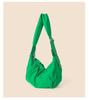 Bolsa Dumpling de Tela de Nylon Nicho Personalizada, Bolso de Hombro de Color Puro Moderno y Casual, Bolso Cruzado Versátil de Gran Capacidad, Verano
