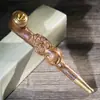 Cachimbo de Escultura em Madeira Peças Pequenas Pixiu Porta-Cigarros Pele de Tigre Sândalo Sândalo de Sangue Artesanal com Núcleo de Filtro Madeira Maciça Cachimbo Curvo para Homens