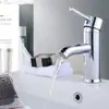 Torneira de Lavatório em Aço Inoxidável Cor Gunmetal, Controle Duplo Quente e Frio, Anti-Salpicos, Gabinete de Banheiro Lavatório, Lavatório de Bancada, Atacado Sanitário Residencial