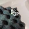 Anillo de Viento Metálico 21 Anillo de Diamantes Completo ~ Moda Europea y Americana Anillo Abierto Cool Personalidad Simple Oro Chapado Sentido del Diseño Anillo de Lujo