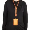 Cordón clásico para credencial de negocios hecho a mano con adornos de diamantes, longitud ajustable, correa larga para el cuello, cadena para el cuello del teléfono móvil, correa colgante portátil