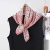 Pañuelo Cuadrado Pequeño 100% Algodón, Suave y Amigable con la Piel, Transpirable, Adecuado para Todas las Estaciones, Estilo Artístico, Pañuelo Decorativo Versátil, Bufanda para Cuello para Mujer