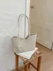 Bolso de gran capacidad con patrón tejido para el día a día, nuevo modelo 2026, bolso de hombro o axila relajado y simple, bolso tote a la moda
