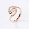 Anillo Oro Rosa para Mujer 2022 Nueva Moda Lujo Ligero Anillo Personalizado Anillo de Diseño de Nicho