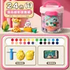 Plastilina Deli Yc180 para Niños Juguete Educativo Barro de Colores 12/24 Caja de Arcilla Hecha a Mano para Niños Estudiante