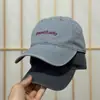 Gorra de Béisbol Simple Japonesa con Letra Lavada de Algodón Puro Suave para Mujer Primavera Verano Delgada Estudiante Unisex Visera Curva Gorra de Papá