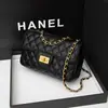 Bolso de Cadena de Diamantes Caviar para Mujer, Nuevo Estilo Francés, Moderno y de Alta Gama, Bolso Versátil de Hombro y Cruzado